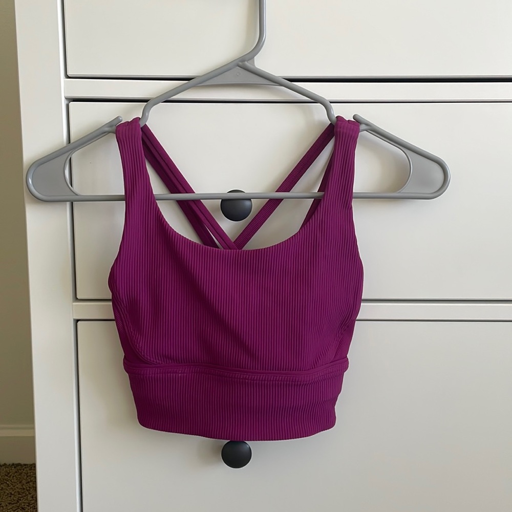 Lululemon ribbed sports bra